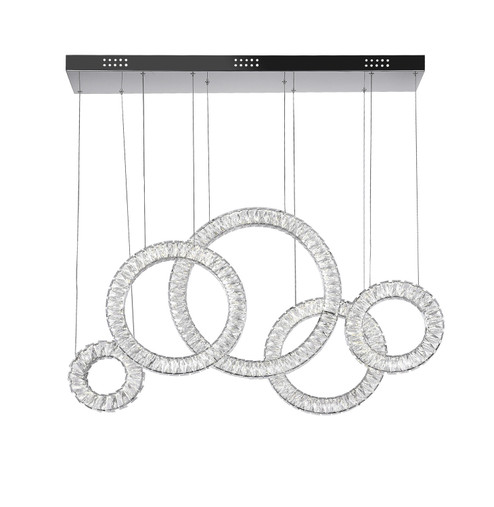 Celina LED Chandelier in Chrome (401|1046P43-5-601-RC)