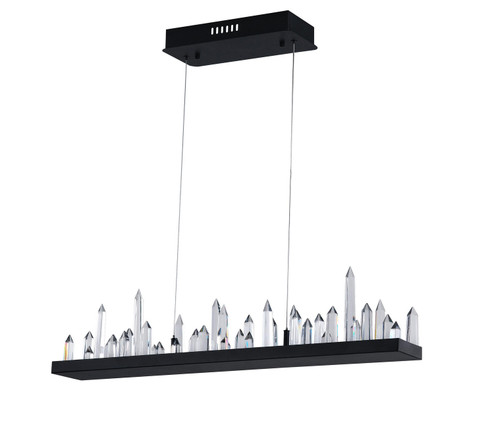 Juliette LED Chandelier in Black (401|1043P45-101-RC)