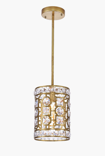 Belinda One Light Mini Pendant in Champagne (401|1026P7-1-193)