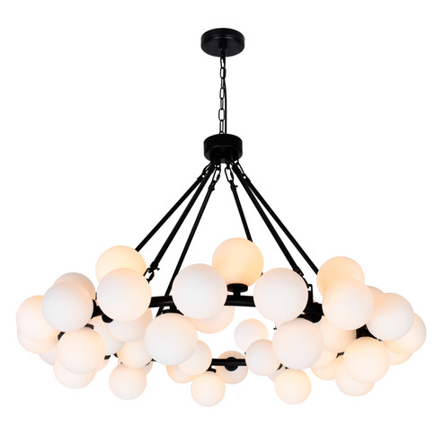 Arya LED Chandelier in Black (401|1020P39-45-101)