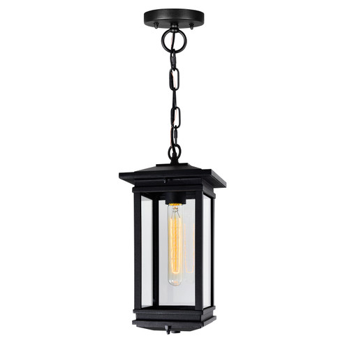 Oakwood One Light Outdoor Pendant in Black (401|0422P7-1-101)