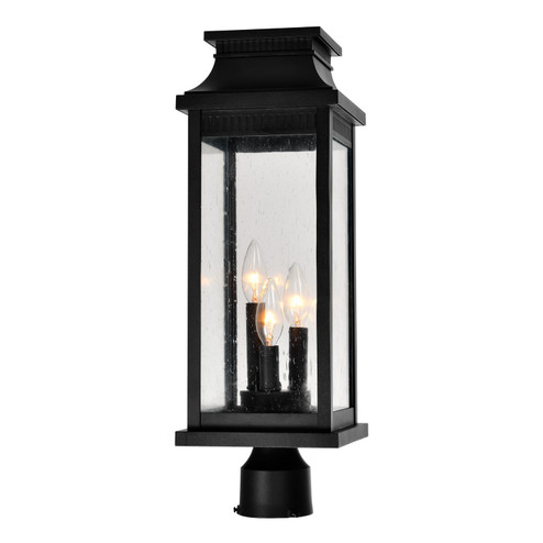 Milford Three Light Outdoor Lantern Head in Black (401|0418PT7L-3)