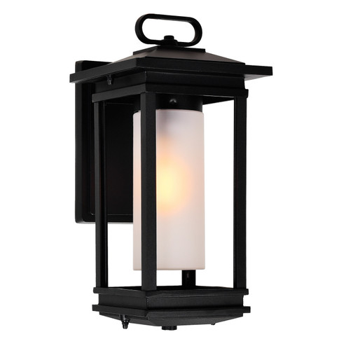 Granville One Light Outdoor Wall Lantern in Black (401|0412W7-1-101)