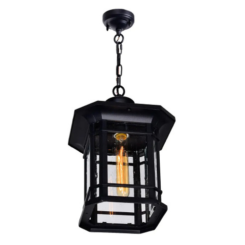 Blackburn One Light Outdoor Pendant in Black (401|0411P9-1-101)