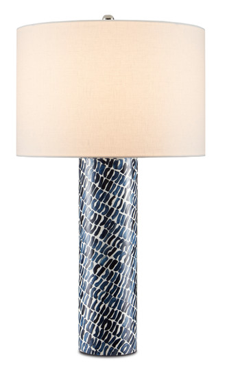 Indigo One Light Table Lamp in Blue/White (142|6000-0772)