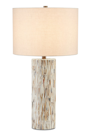 Aquila One Light Table Lamp in Natural Bone/Antique Brass (142|6000-0709)