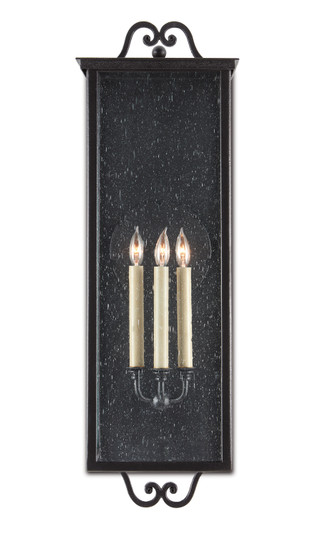 Giatti Three Light Outdoor Wall Sconce in Midnight (142|5500-0007)