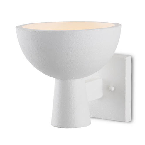 Revett One Light Wall Sconce in Textured White (142|5000-0221)