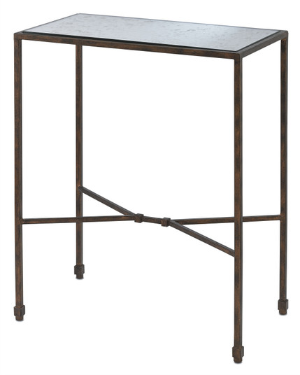 Rodan Accent Table in Cupertino/Antique Mirror (142|4000-0006)