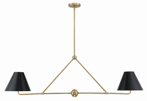 Xavier Four Light Chandelier in Vibrant Gold (60|XAV-B9307-VG)