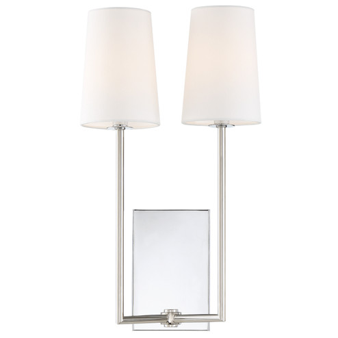 Lena Two Light Wall Sconce in Polished Chrome (60|LEN-252-CH)