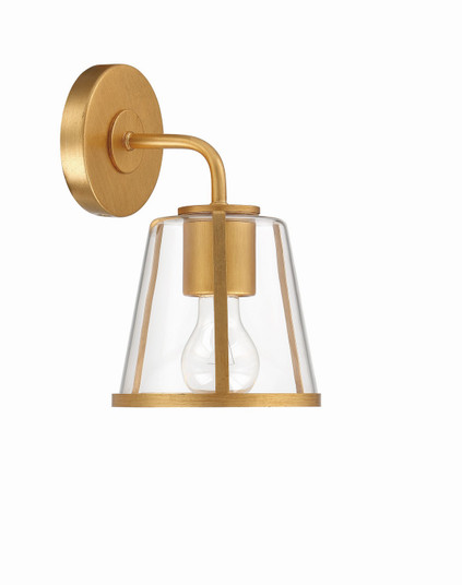 Fulton One Light Bath in Antique Gold (60|FUL-911-GA-CL)