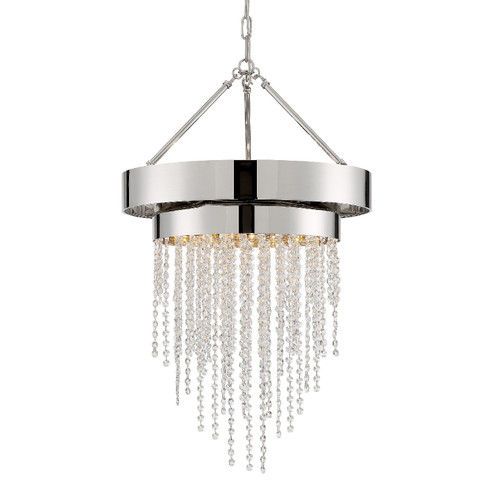 Clarksen Five Light Chandelier in Polished Nickel (60|CLA-A3205-PN-CL-MWP)