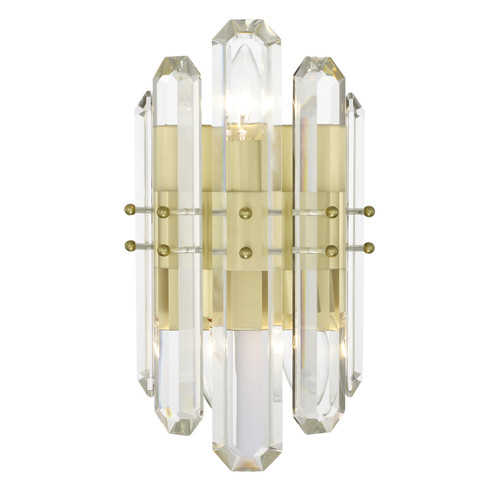 Bolton Two Light Wall Sconce in Aged Brass (60|BOL-8882-AG)