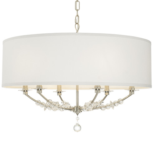 Mirage Six Light Chandelier in Polished Nickel (60|8006-PN)