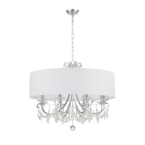 Othello Eight Light Chandelier in Polished Chrome (60|6628-CH-CL-MWP)
