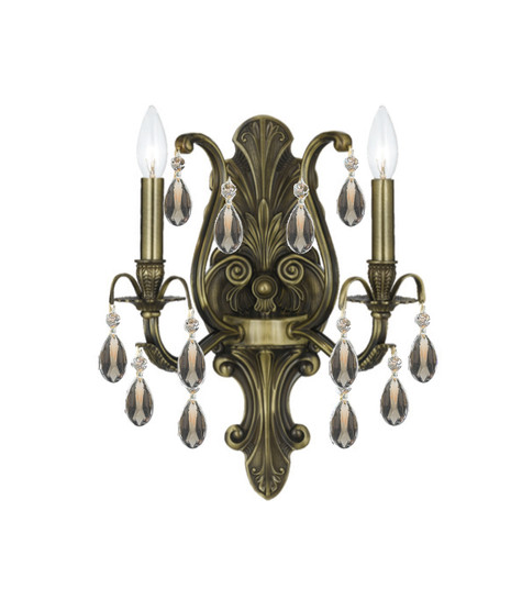 Dawson Two Light Wall Sconce in Antique Brass (60|5563-AB-GT-MWP)