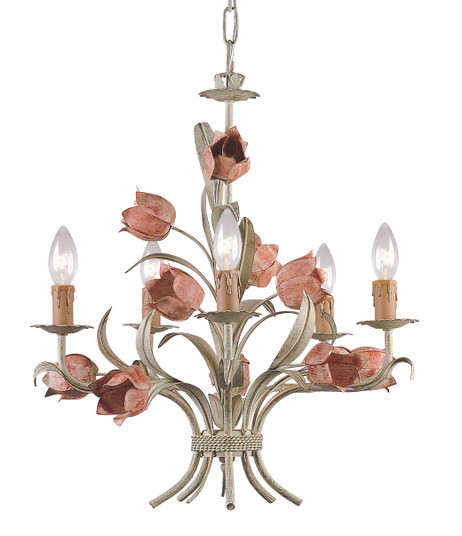 Southport Five Light Chandelier in Sage Rose (60|4805-SR)