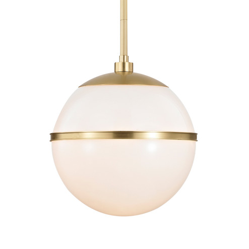 Truax One Light Chandelier in Aged Brass (60|2112-AG)