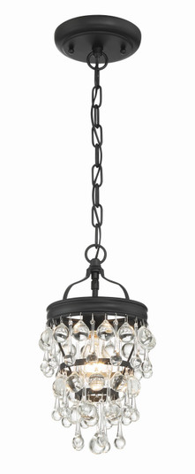 Calypso One Light Mini Chandelier in Matte Black (60|131-MK)