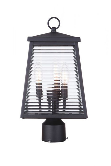 Armstrong Three Light Outdoor Post Mount in Midnight (46|ZA4115-MN)