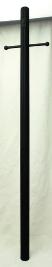 Pad Mounts, Posts 84'' Fluted Direct Burial w/Photocell Post in Textured Black (46|Z8992-TB)