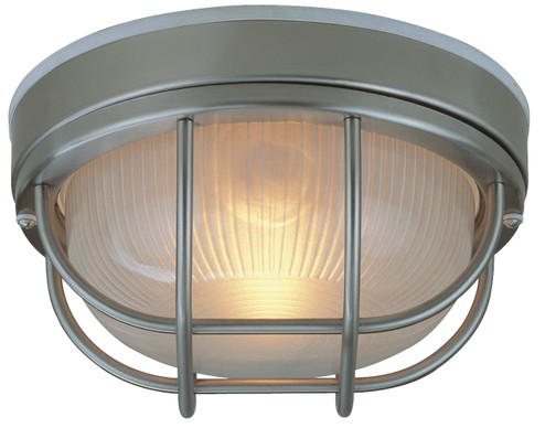 Bulkheads Oval and Round One Light Flushmount in Stainless Steel (46|Z395-SS)