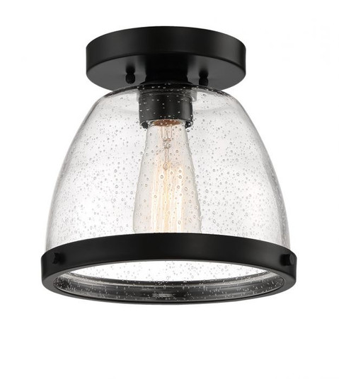 Lodie One Light Flushmount in Flat Black (46|X1410-FB)