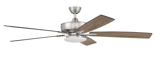 Super Pro 112 60''Ceiling Fan in Brushed Polished Nickel (46|S112BNK5-60DWGWN)