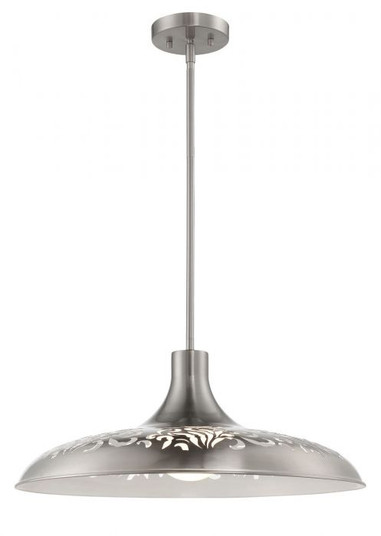 Pendant One Light Pendant in Brushed Polished Nickel (46|P965BNK1)