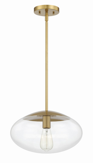 Gaze One Light Pendant in Satin Brass (46|56894-SB)