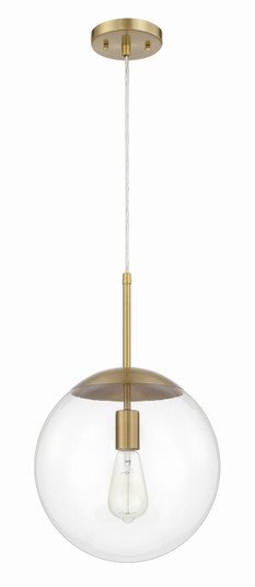 Gaze One Light Pendant in Satin Brass (46|56892-SB)