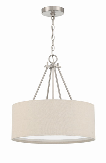 Duke Three Light Pendant in Brushed Polished Nickel (46|56593-BNK)