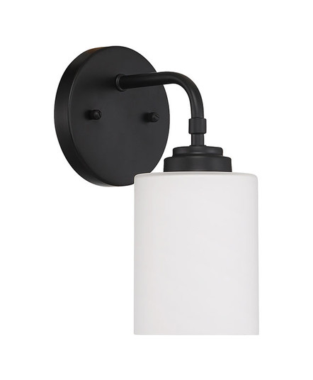 Stowe One Light Wall Sconce in Flat Black (46|56001-FB)