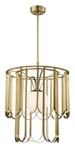 Melody One Light Pendant in Satin Brass (46|54991-SB)