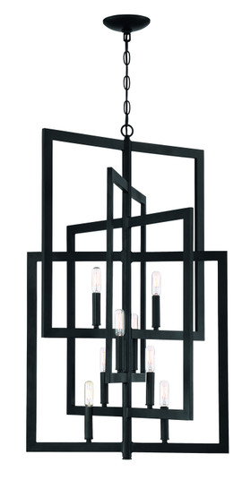 Portrait Eight Light Foyer Pendant in Espresso (46|44938-ESP)