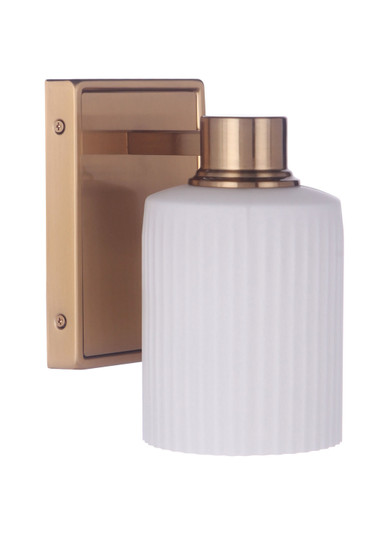 Bretton One Light Wall Sconce in Satin Brass (46|12905SB1)