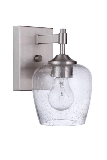 Stellen One Light Wall Sconce in Brushed Polished Nickel (46|12406BNK1)