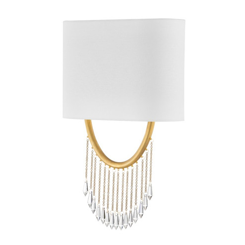 Francesca Two Light Wall Sconce in Vintage Brass (68|439-19-VB)