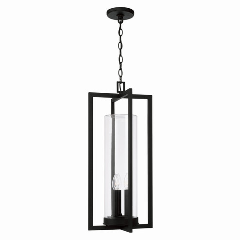 Kent Three Light Outdoor Hanging Lantern in Black (65|948232BK)