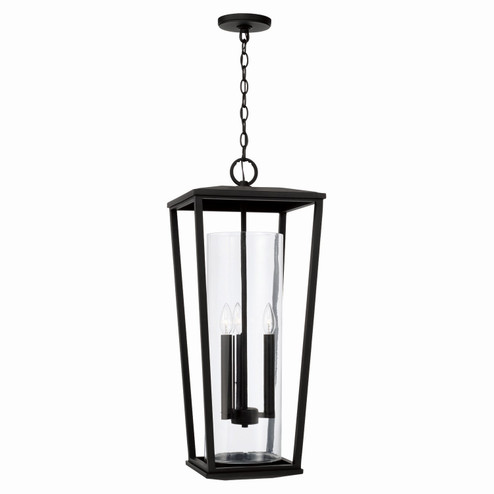 Elliott Three Light Outdoor Hanging Lantern in Black (65|948132BK)