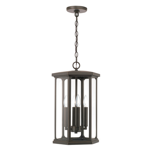 Walton Four Light Outdoor Hanging Lantern in Oiled Bronze (65|946642OZ)