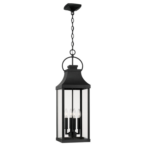Bradford Four Light Outdoor Hanging Lantern in Black (65|946442BK)