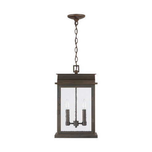 Bolton Two Light Outdoor Hanging Lantern in Oiled Bronze (65|936823OZ)