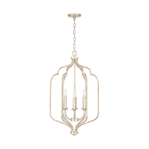 Ophelia Six Light Foyer Pendant in Winter Gold (65|538761WG)