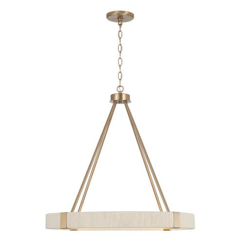 Delaney Four Light Chandelier in Matte Brass (65|449841MA)