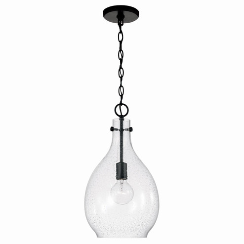 Brentwood One Light Pendant in Matte Black (65|349011MB)