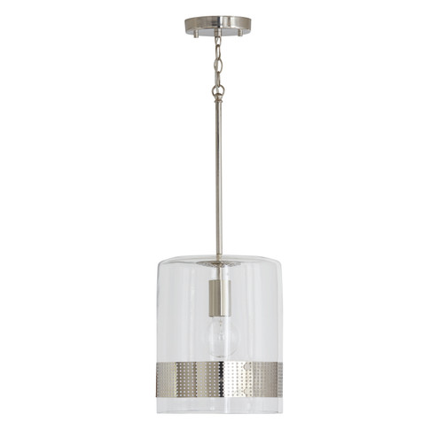 Marion One Light Pendant in Polished Nickel (65|335911PN)