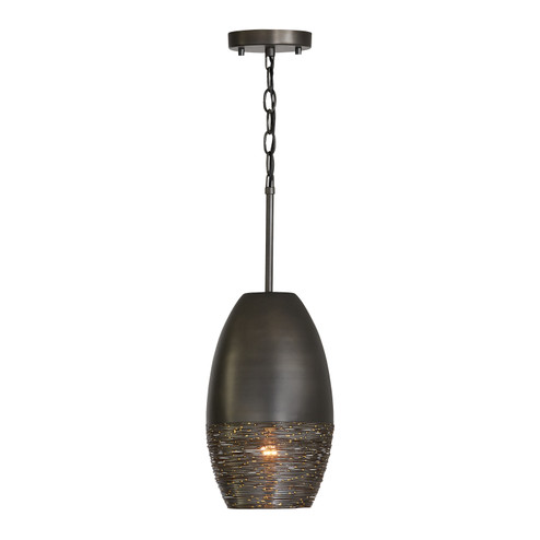 Sana One Light Pendant in Grey Iron (65|335111GI)