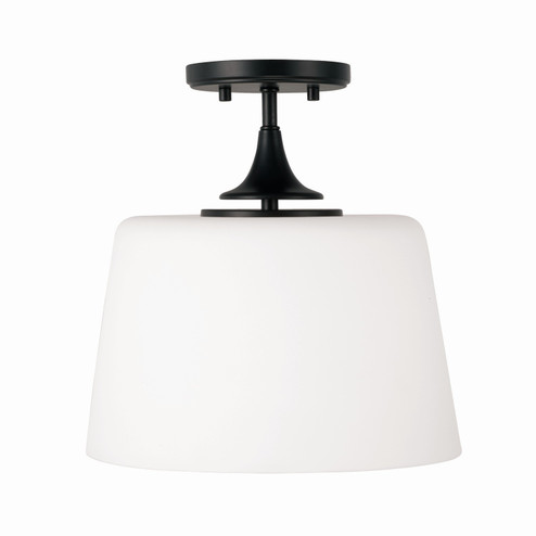 Presley One Light Semi-Flush Mount in Matte Black (65|248911MB)